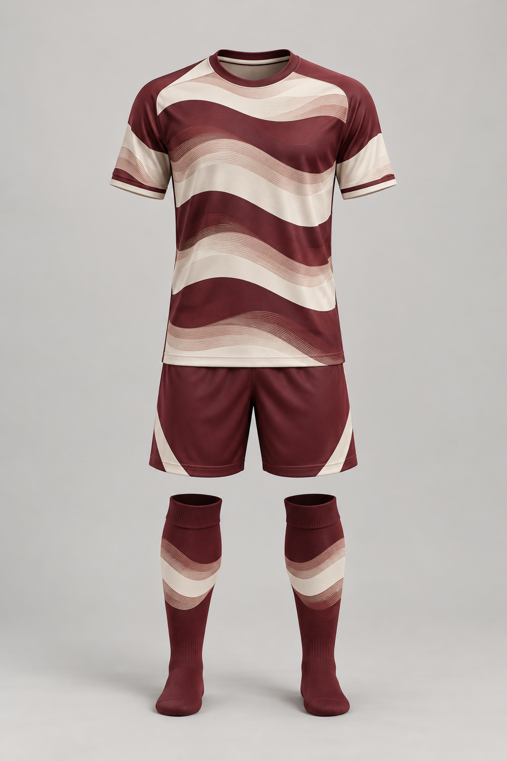 Bordo Krem Dalga